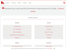 Tablet Screenshot of magicalquote.com